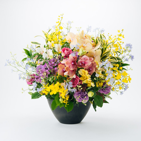 手渡しアレンジメントフラワー25 | お祝いの花商品 | 【電報