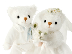 Weddingベア（サムブルー・ベア） | 祝電商品 | 【電報サービス】VERY CARD