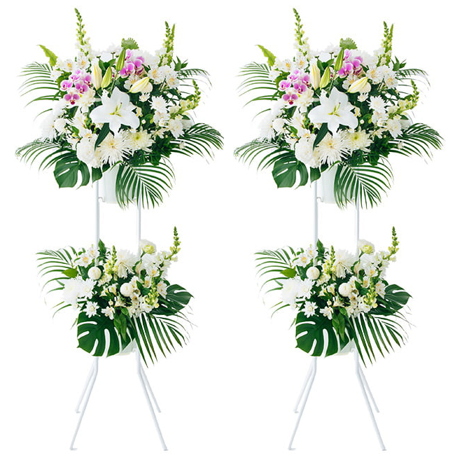 お供え花　☆KS☆様　確認ページ 楽天市場】供花 ｢お供えアレンジリスペクト｣ 電報セット 送料無料