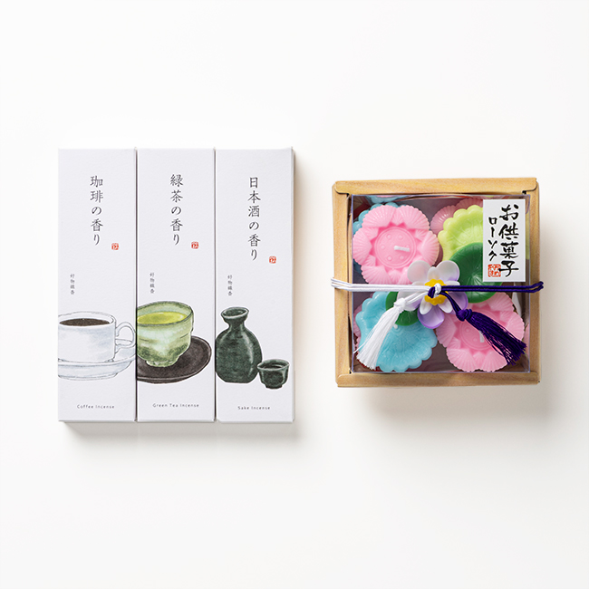 おもいで（落雁ローソク・線香セット） | 弔電商品 | 【電報サービス