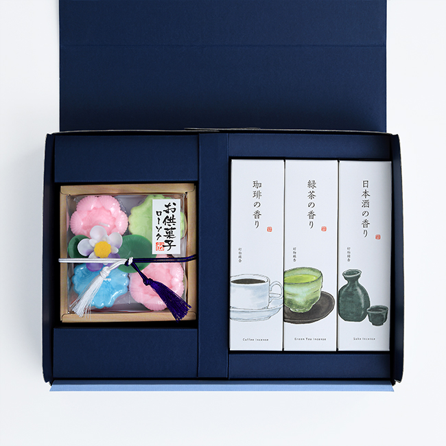 おもいで（落雁ローソク・線香セット） | 弔電商品 | 【電報サービス