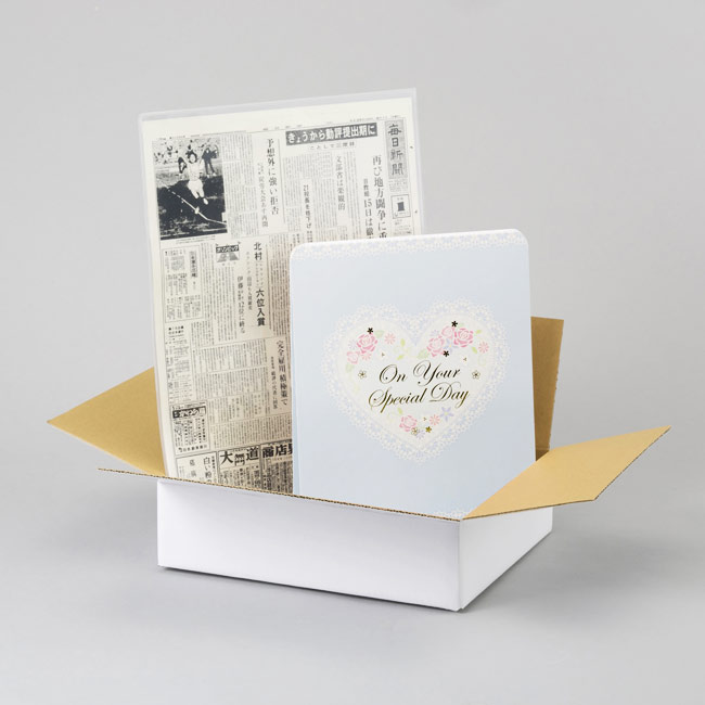 記念日電報 「新聞 + スウィートウェディング」 | 祝電商品 | 【電報