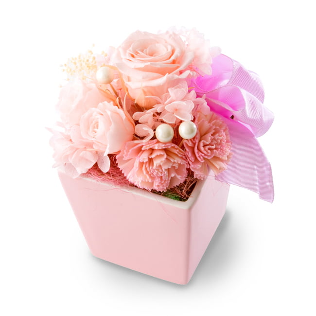 ⭐︎Welzoのプリザーブドフラワー「春うらら」（ピンク）誕生日ギフト ⭐︎Welzoのプリザーブドフラワー「春うらら」（ピンク）誕生日ギフト