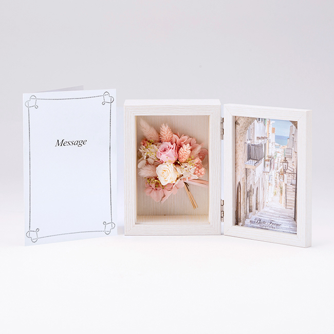 フォト・エ・フルール ベビーピンク | 祝電商品 | 【電報サービス